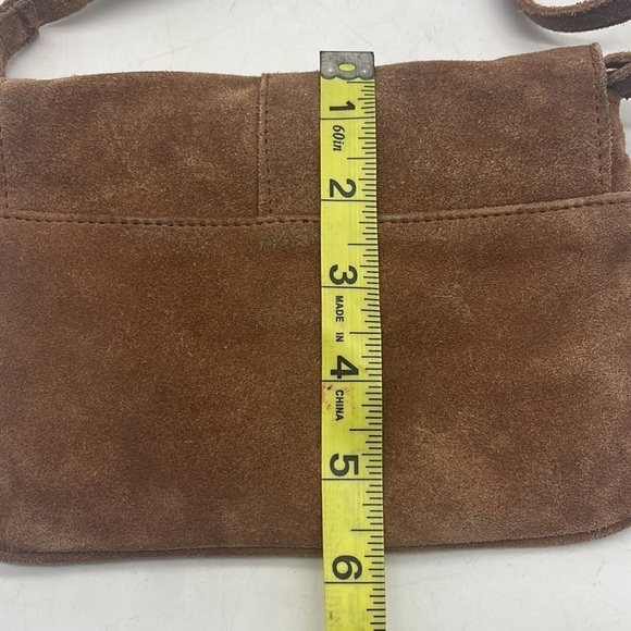 Sopresa Carmel Color Suede Crossbody Small Bag  BRN4235D - Picture 8 of 11